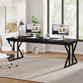 Tribesigns 78.7-Inch Executive Desk, Large Computer Office Desk Workstation by Tribesigns