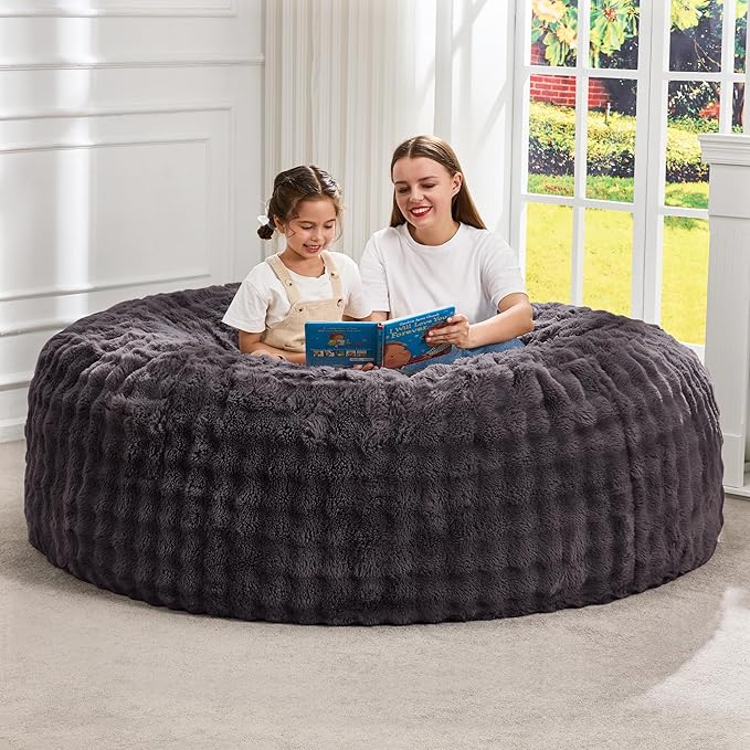 Hobestluk Bean Bag Chairs 6ft Beanbag Chair by YourHomeDeservesMore