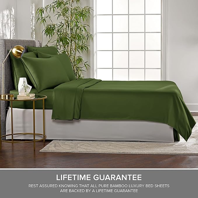 Twin Sheets by Pure Bamboo, Genuine 100% Organic Viscose Derived from Bamboo - Image 4