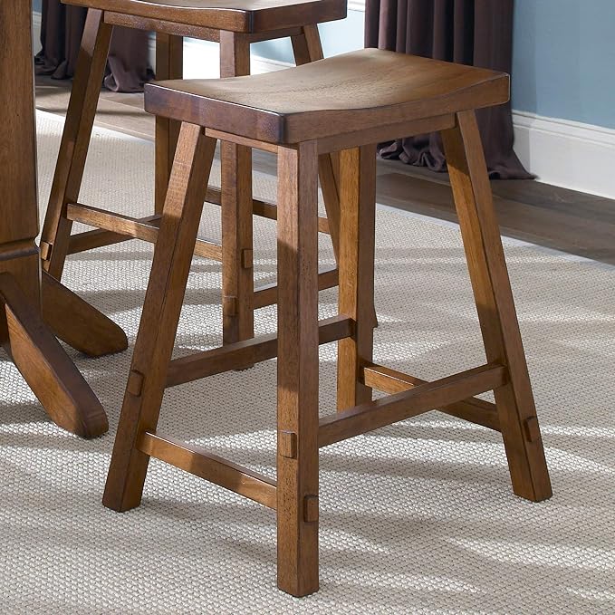 Liberty Furniture Industries Creations 24 Inch Sawhorse Counter Stool by LibertyFurniture