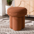 Furniture of America Rami Modern 18-inch Mushroom-Shape Upholstered Ottoman by FurnitureofAmerica
