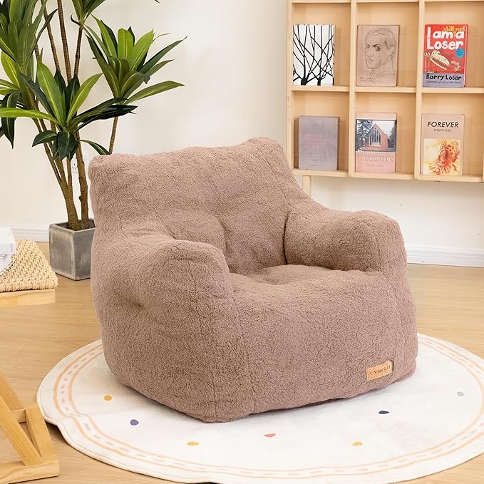 Bean Bag Chair with Filler, Bean Bag Sofa with Tufted Soft Stuffed Filling by Cvortll
