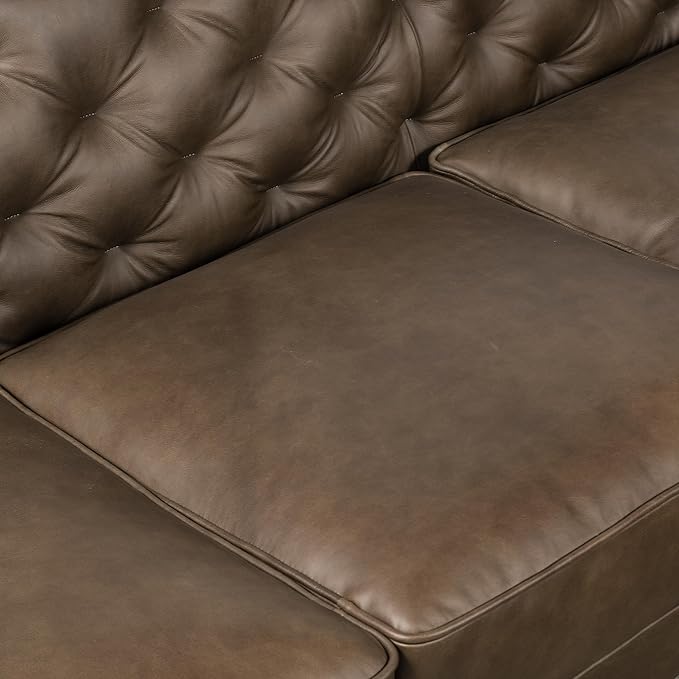 POLY & BARK Essex Leather Couch - Image 14