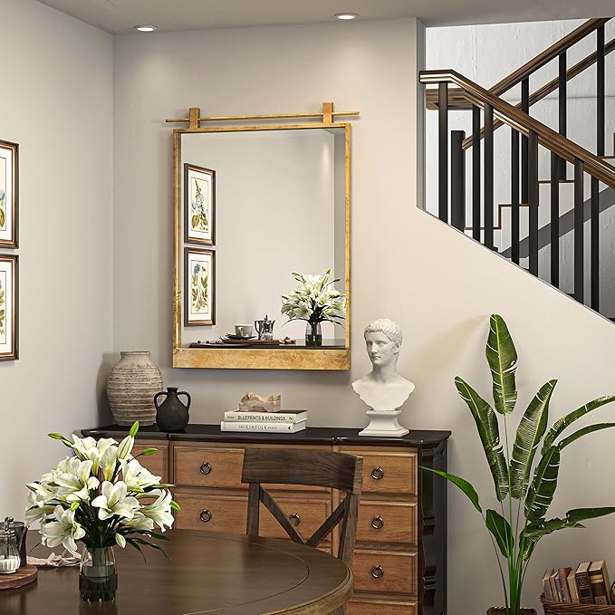16x24 Inch Rectangle Bathroom Vanity Mirror - Image 7