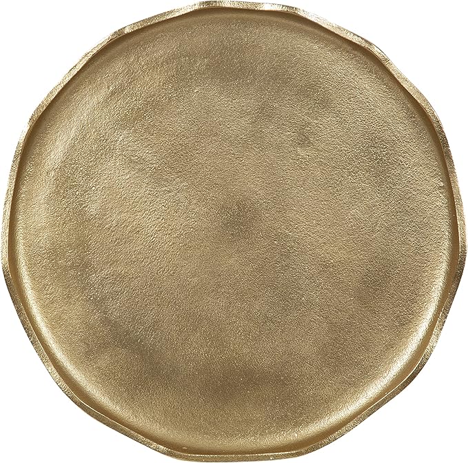 Kate and Laurel Alessia Modern Round Metal Side Table; 15 x 15 x 22; Gold; - Image 5
