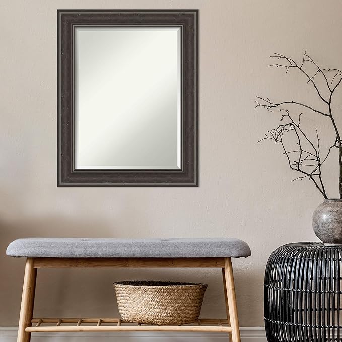 Amanti Art Brown Bathroom Mirror - Image 5