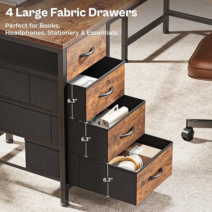 Huuger 55 Inch L Shaped Desk - Image 6