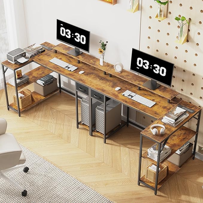 47" L Shaped Computer Desk - Image 2
