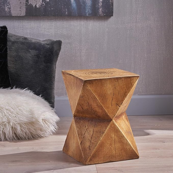Christopher Knight Home Manuel Light-Weight Concrete Accent Table, 12.5D x - Image 5