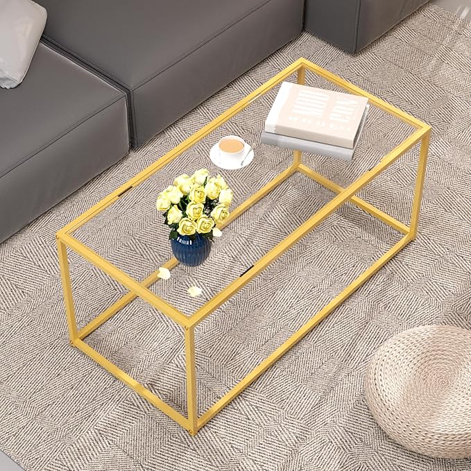 Tempered Glass Coffee Table - Image 3