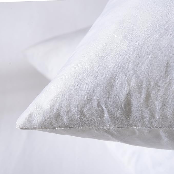 14x14 Decorative Throw Pillow Inserts-Down Feather Pillow Inserts-Square-Cotton - Image 7