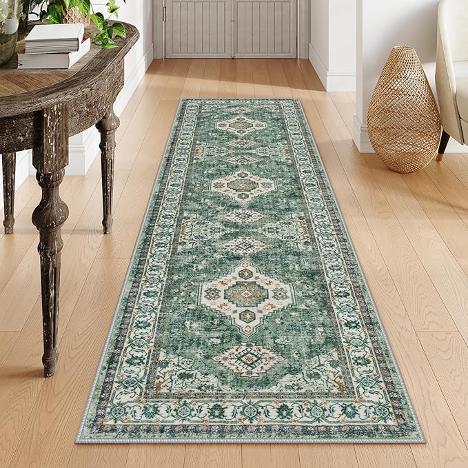 Lahome Oriental Hallway Runner Rug, 2.5x8 Kitchen Runner Non Slip Ultra-Thin by Lahome