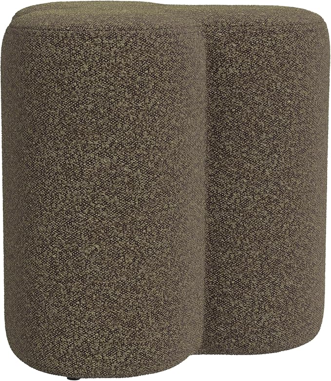HomePop Upholstered Clover Shaped Ottoman Home Décor|Foot Rest Ottoman - Image 5