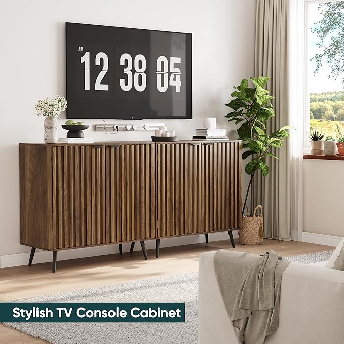 Semiocthome Walnut Buffet Cabinet - Image 7