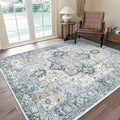 GENIMO 3x5 Area Rugs for Living Room, Machine Washable Rug, Non Slip Vintage by GENIMO