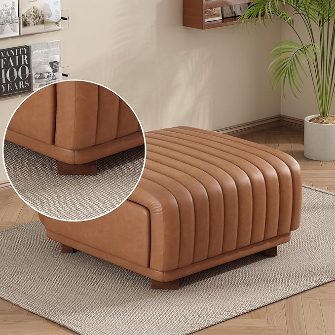 Christopher Knight Home Reyno Upholstered Ottoman - Image 4