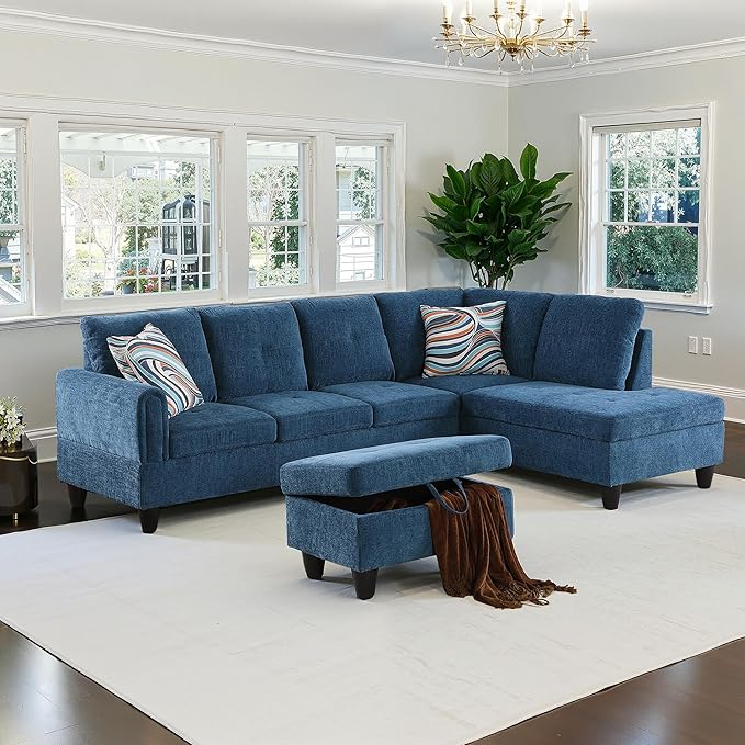 NicBex Sectional Couch 3 Pieces Sofa Set - Image 2