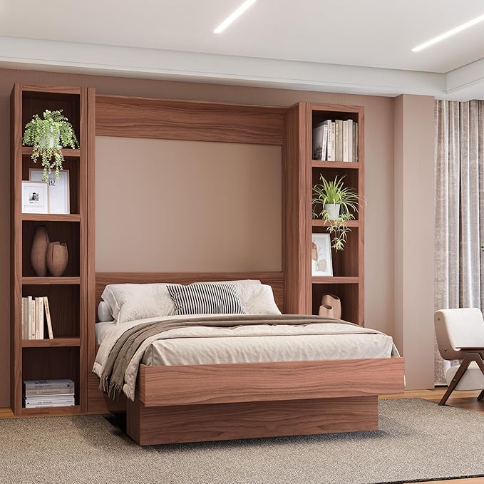Oakland Living Brown 84-in Tall Wooden Bookcase Shelf - Image 2