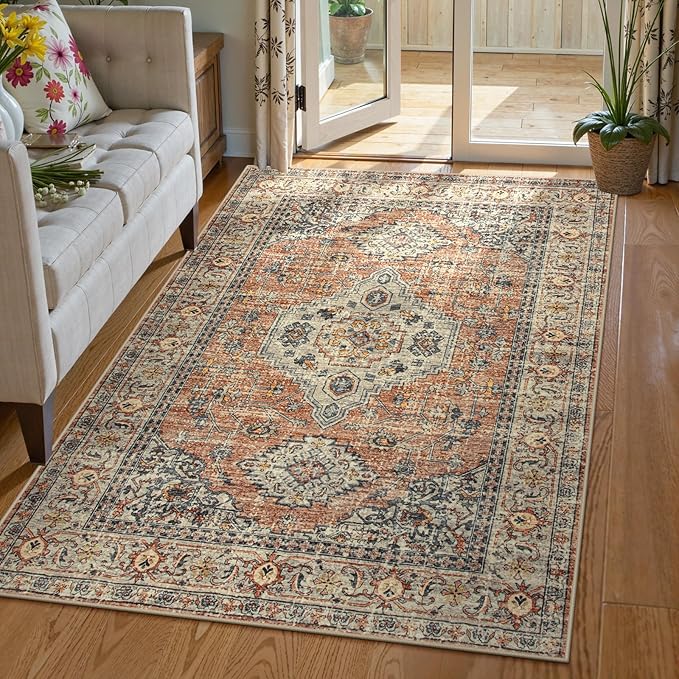 Lahome Oriental Washable Rug, 3x5 Rugs by Lahome