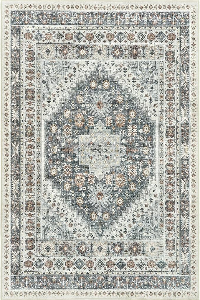 zesthome 8x10 Area Rugs for Living Room, Non-Slip Backing Washable Rugs - Image 2