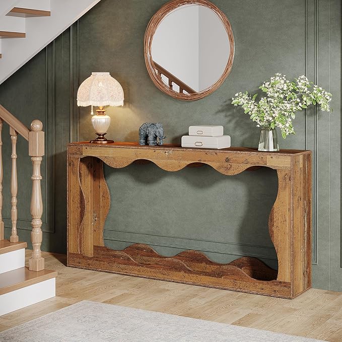 Tribesigns 63 Inches Farmhouse Console Table - Image 8