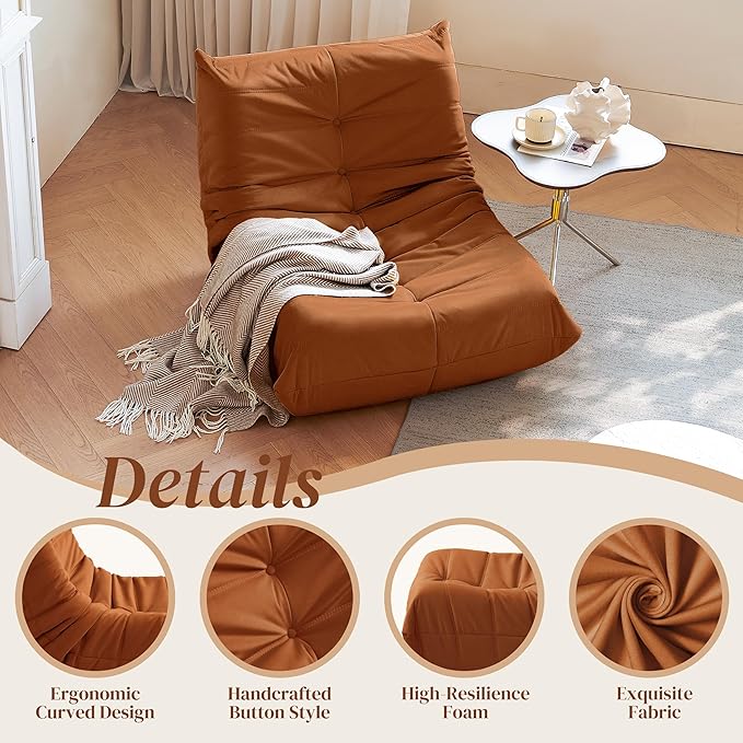 Bean Bag Chair, Fireside Chair Bean Bag Sofa - Image 3