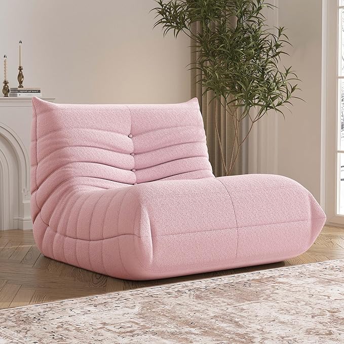 Bean Bag Chair, Fireside Chair Bean Bag Sofa Large Bean Bag Chair by Unknown