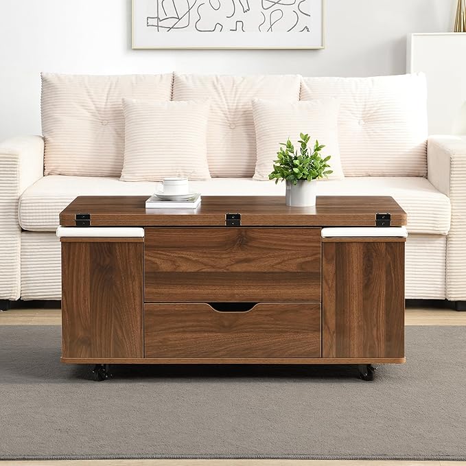 Merax Multi-Functional Lift-Top Coffee Table - Image 5