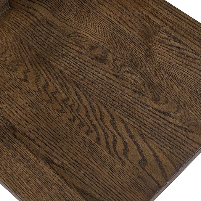 Poly & BARK Mid Century Modern Enzo Tundra Brown Dining Chair 2.0 – Solid Oak - Image 5