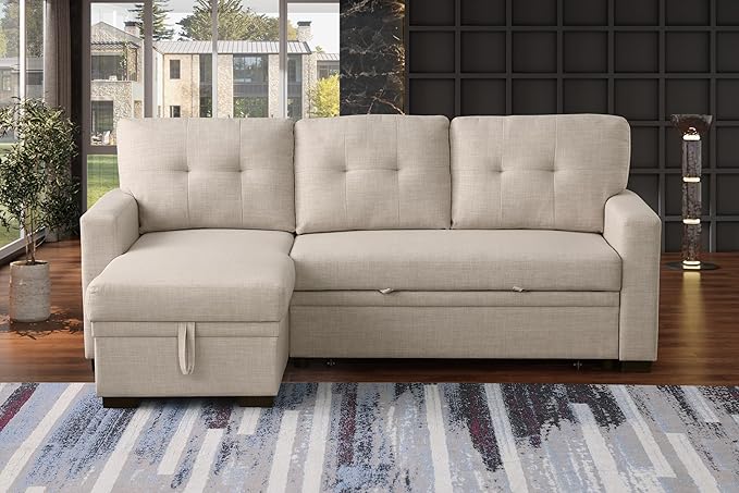 Devion Furniture Garisa 4-in-1 Convertible L Shaped Couch - Image 2