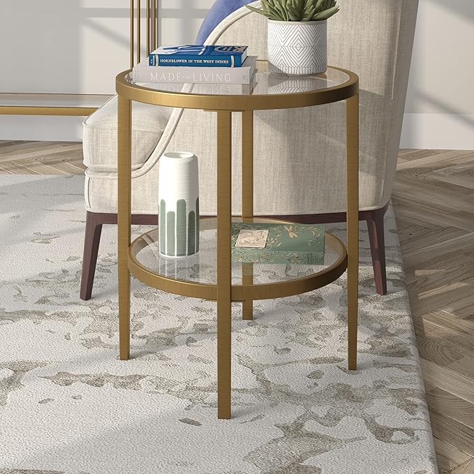 Henn&Hart 20" Wide Round Side Table - Image 7