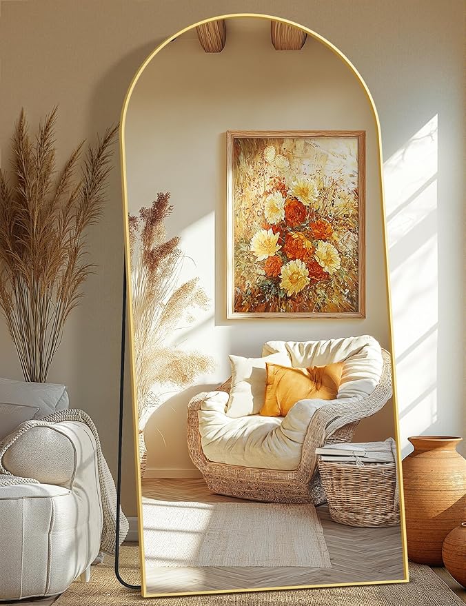 Full Length Arched Mirror, Living Room, Dressing Room by TRAHOME