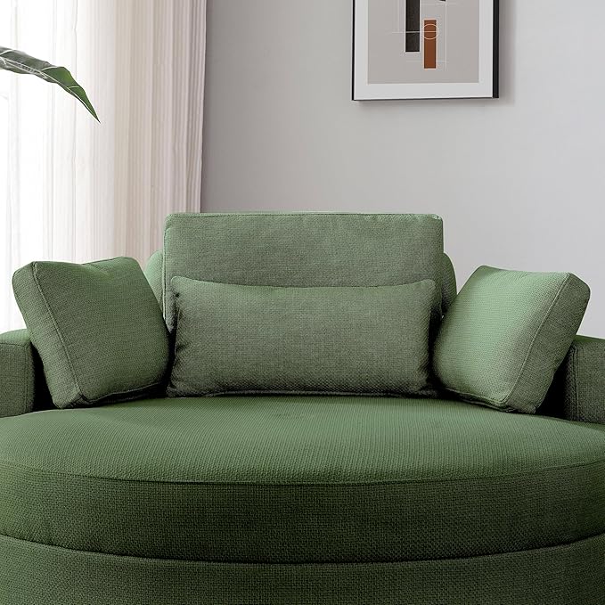 51.2'' Oversized Barrel Armchair - Image 6
