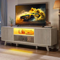 YITAHOME Television Stand for Living Room, Fluted TV Stand by YITAHOME