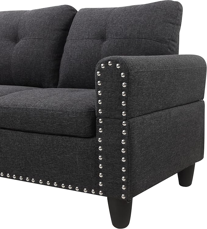 Ball & Cast 98" L Shaped Sectional Couch - Image 3