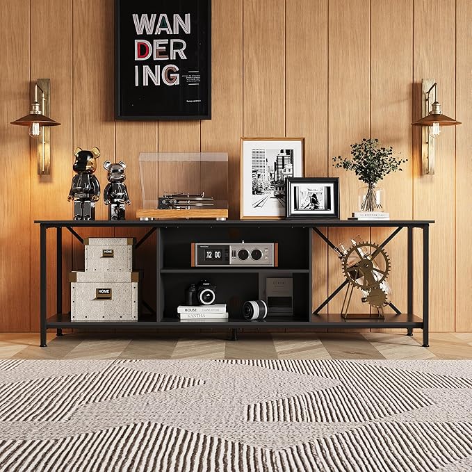WLIVE TV Stand for 70 Inch TV, Entertainment Center - Image 2