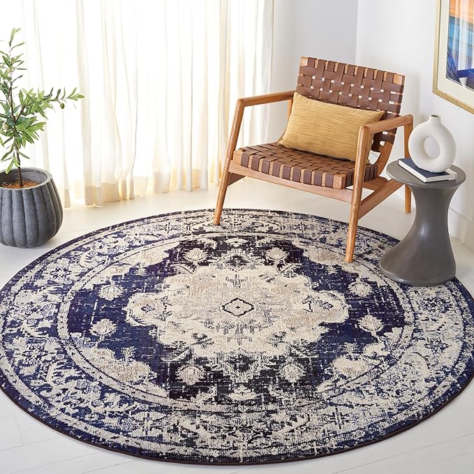 SAFAVIEH Monaco Collection Round Rug by SAFAVIEH
