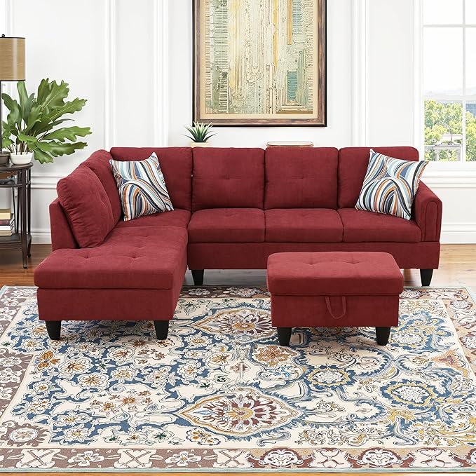 Osparple L Shaped Couch Sectional Couches - Image 4