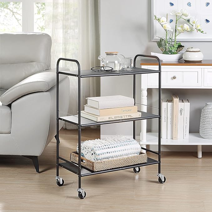 SunnyPoint Metal Rolling Organizer Utility Craft Cart - Image 4