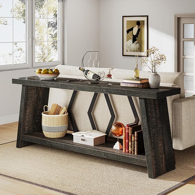 Tribesigns 70.86-Inch Long Sofa Table by Tribesigns