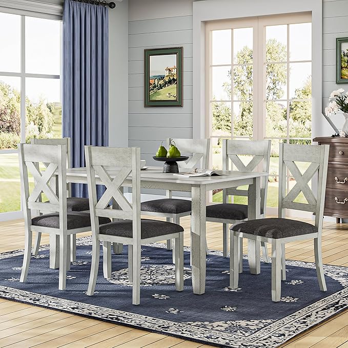 Solid Wood Dining Chair Set of 2, Part of Dining Table Set, Mix and Match Table - Image 2