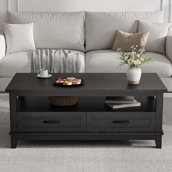 GarveeHome Farmhouse Coffee Table - Image 3
