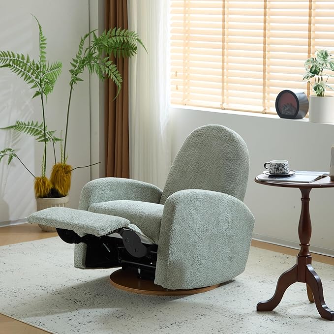 Christopher Knight Home Sidney Boucle Fabric Upholstered 360° Swivel Chair - Image 4