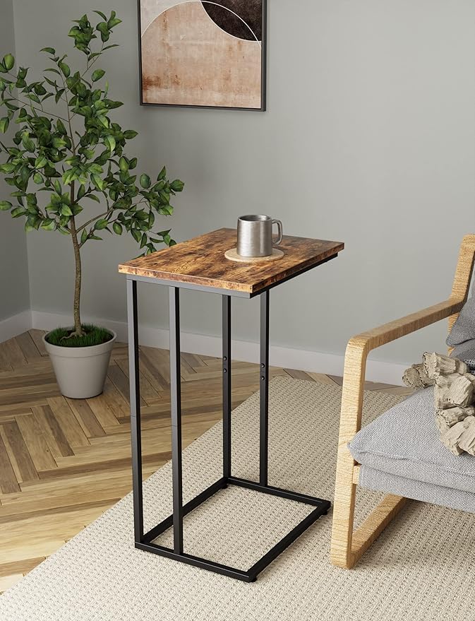 Innerjoin Wide C Side Table, C Couch Laptop Table - Image 2