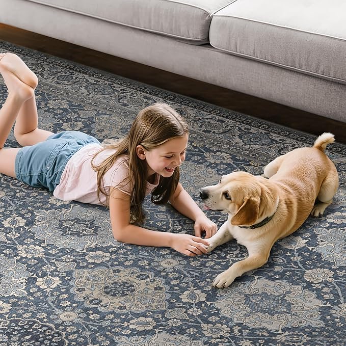 8X10 Area Rugs Machine Washable Rugs - Image 4