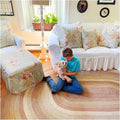 Homespice Harvest Premium Jute Braided Area Rug, Reversible, Natural Jute Yarn by Homespice