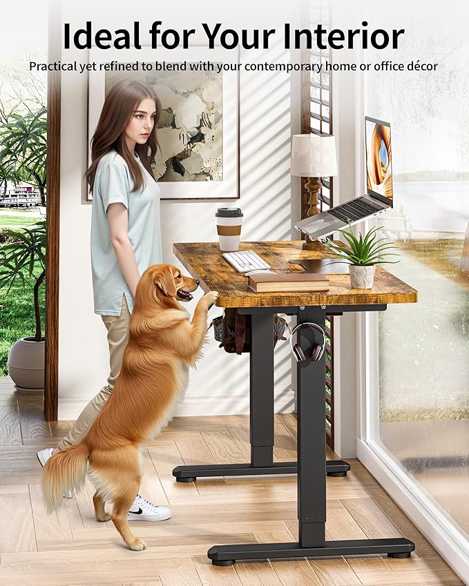 Standing Desk Electric Adjustable Computer Desk-Stand up Desk Office Gaming - Image 6