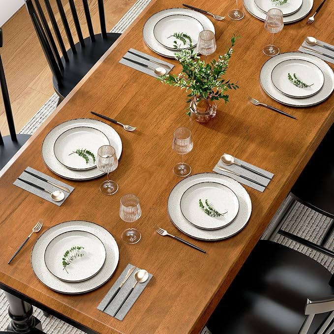 Bush Furniture Rectangular Dining Table Set - Image 4