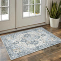 GENIMO Area Rug 2x3 Doormat, Machine Washable Low Pile Vintage Rugs, Small by GENIMO
