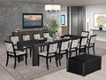 X12X2-0C6-30 14-pc Dining Table Set a Rectangular Kitchen Table by LuxebyEastWestFurniture